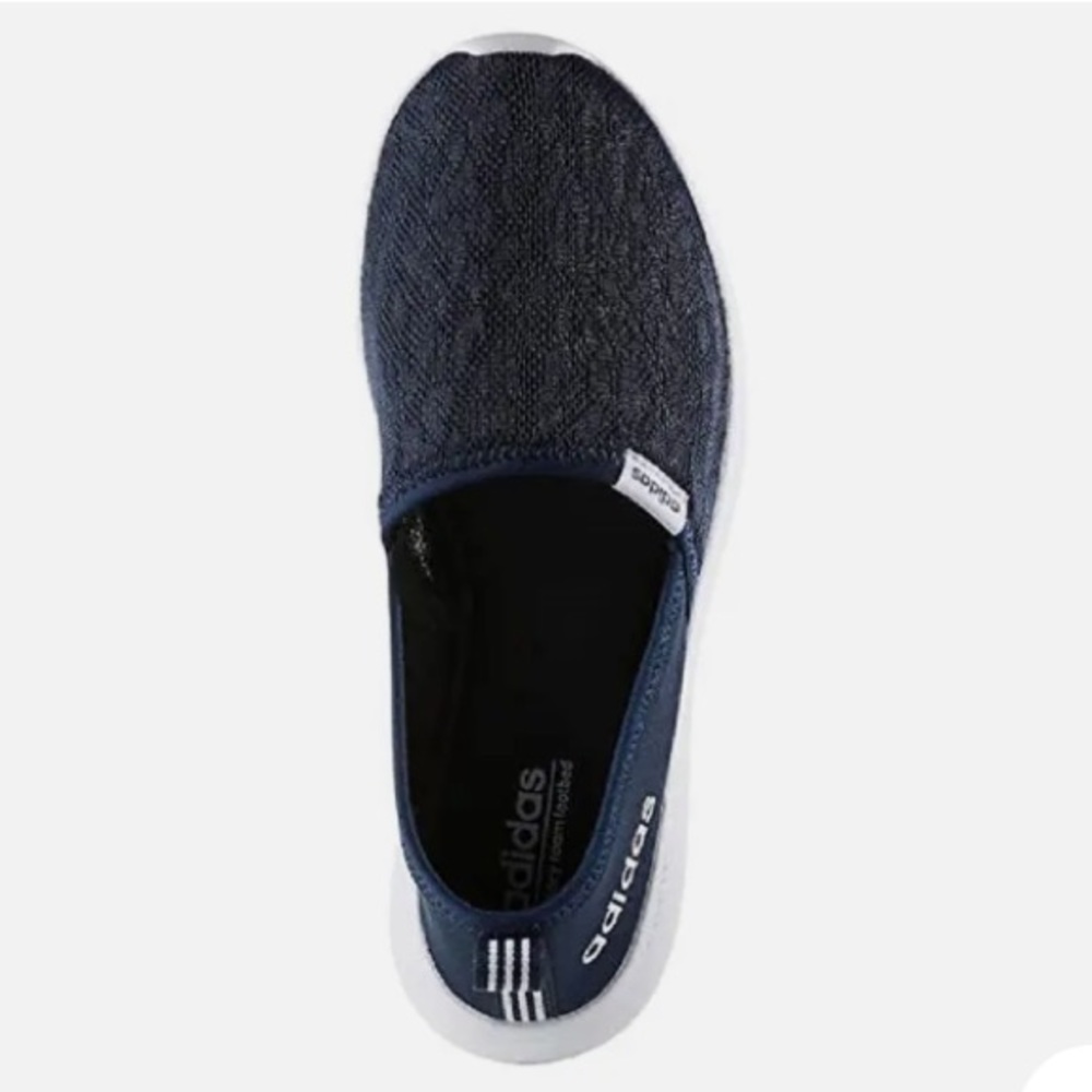 ADIDAS CF LITE RACER SLIP ON SHOES WOMENS NAVY AC8476